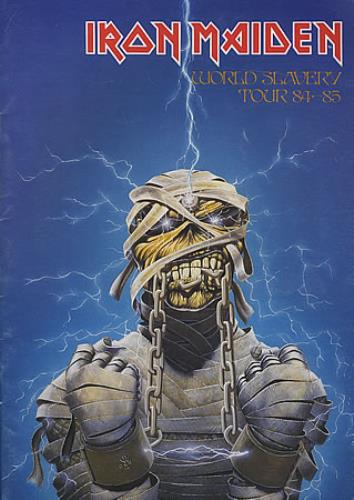 Iron Maiden World Slavery Tour 84-85 UK tour programme (8331) TOUR